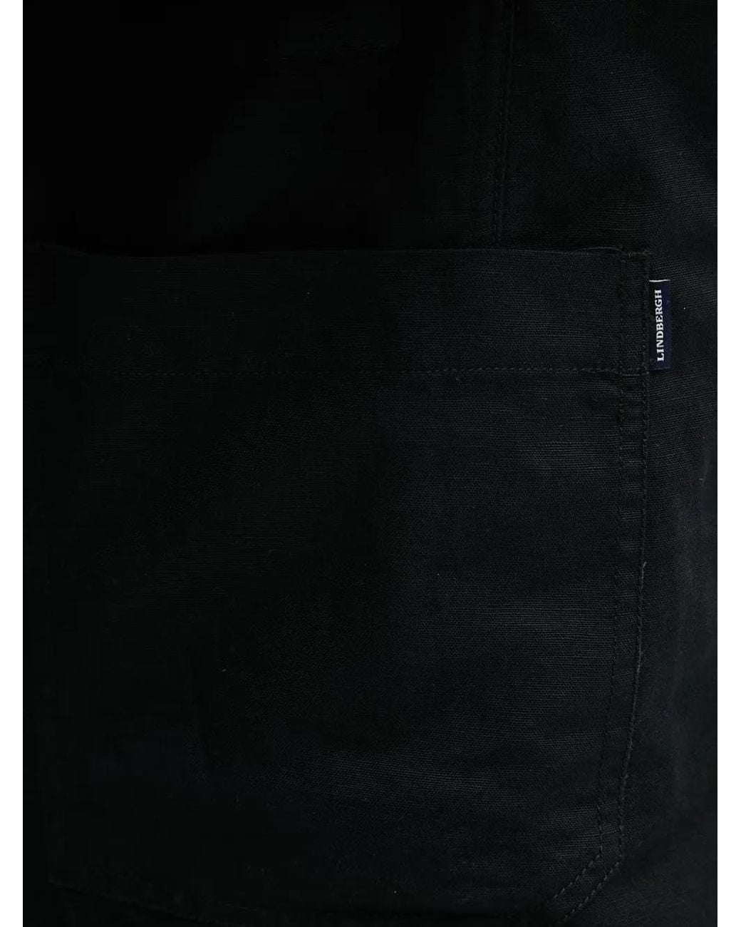 Lindbergh Black Patch-Pocket Blazer for men