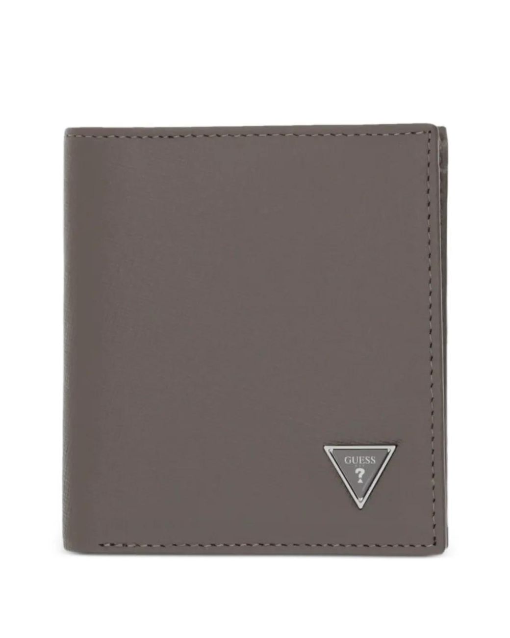 Guess Brown Mito Saffiano Leather Mini Purse for men