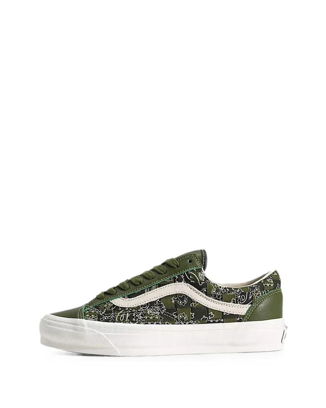Vans Green Premium Old Skool 36 Bandana-Print Sneakers for men