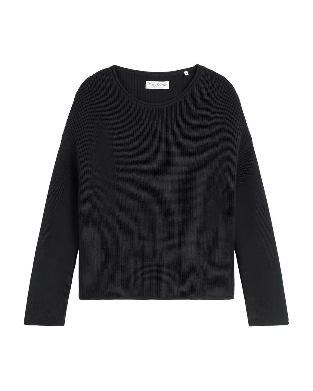 Marc O' Polo Black Long-Sleeve Sweater