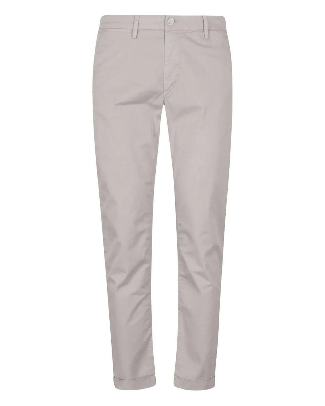 Re-hash Gray Logo-Patch Trousers for men