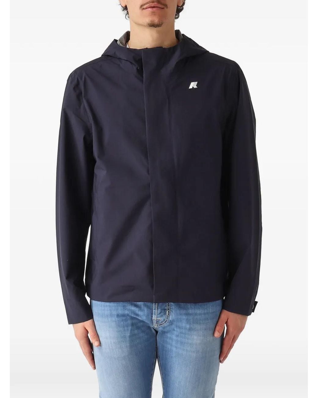 Chaqueta Con Capucha K-Way de hombre de color Black