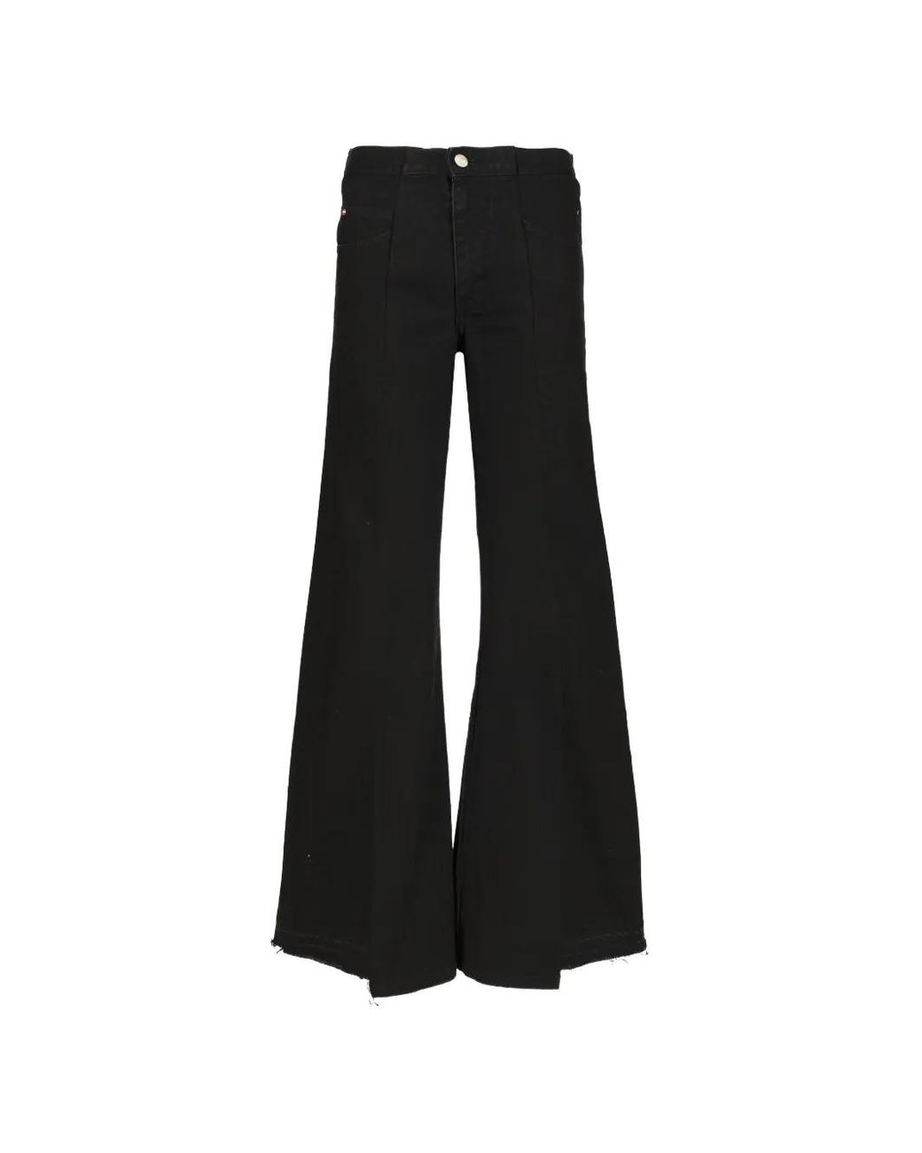 E.L.V. Denim Black Odette Flared Jeans