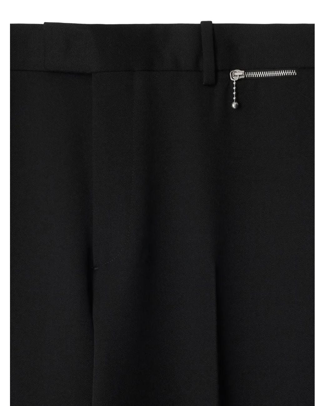 Burberry Black Wool Tailored Trousers for men