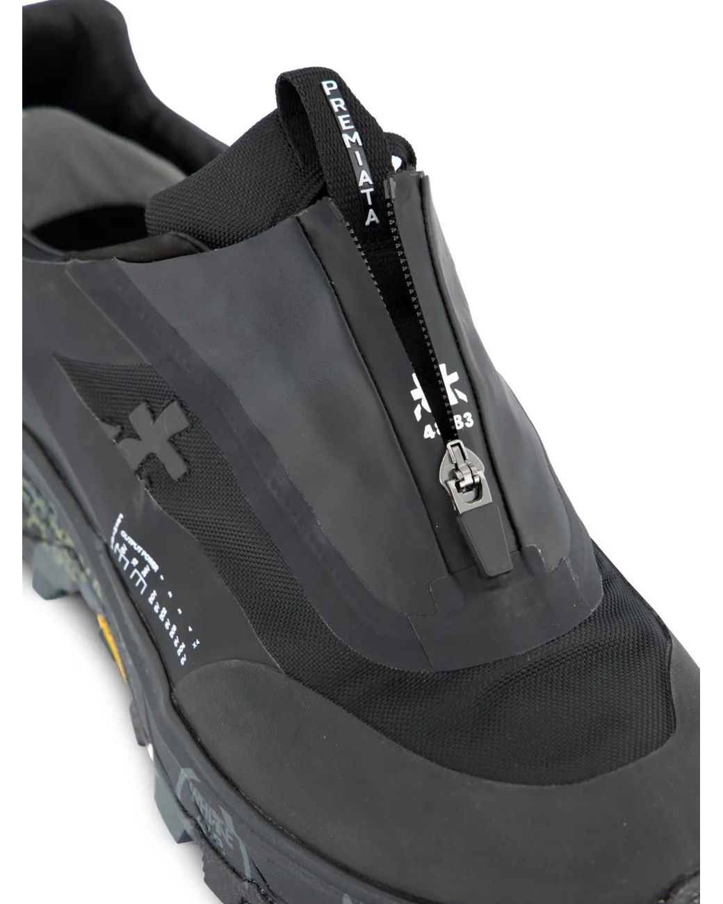 Premiata Black Sciliar 498 Sneakers for men