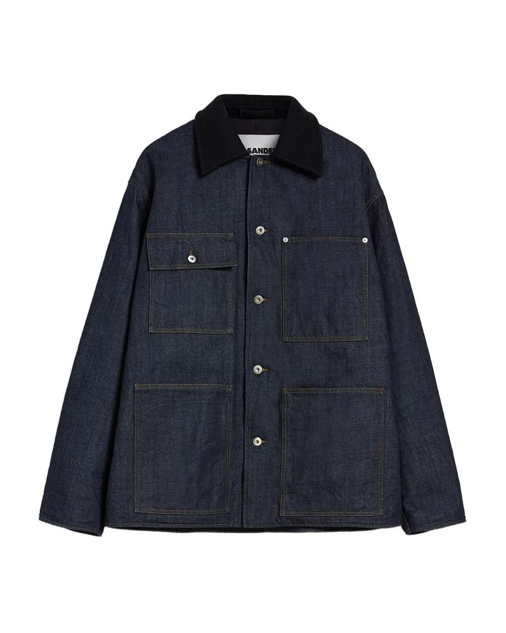 Jil Sander Blue Denim Jacket for men