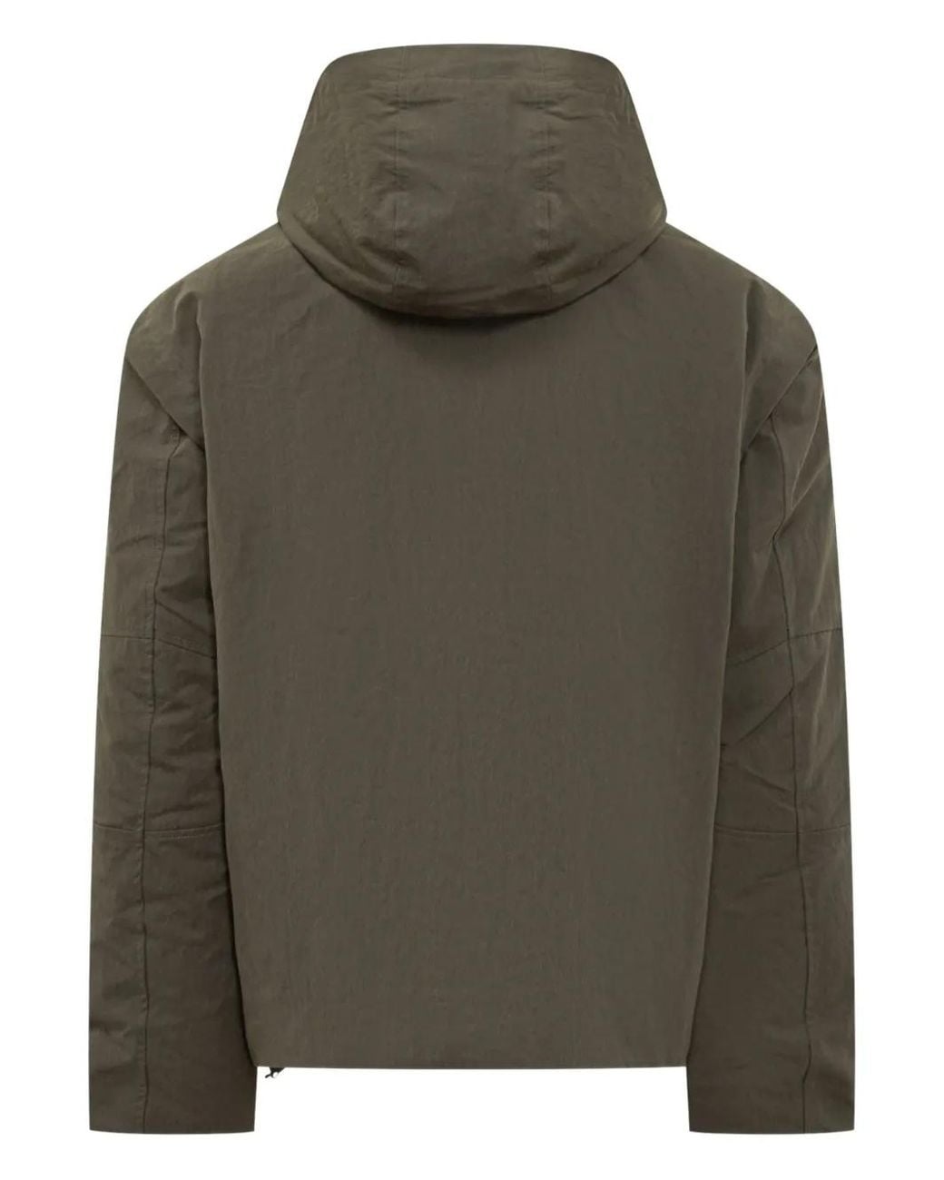 K-Way Green Pocketed Hooded Jacket for men