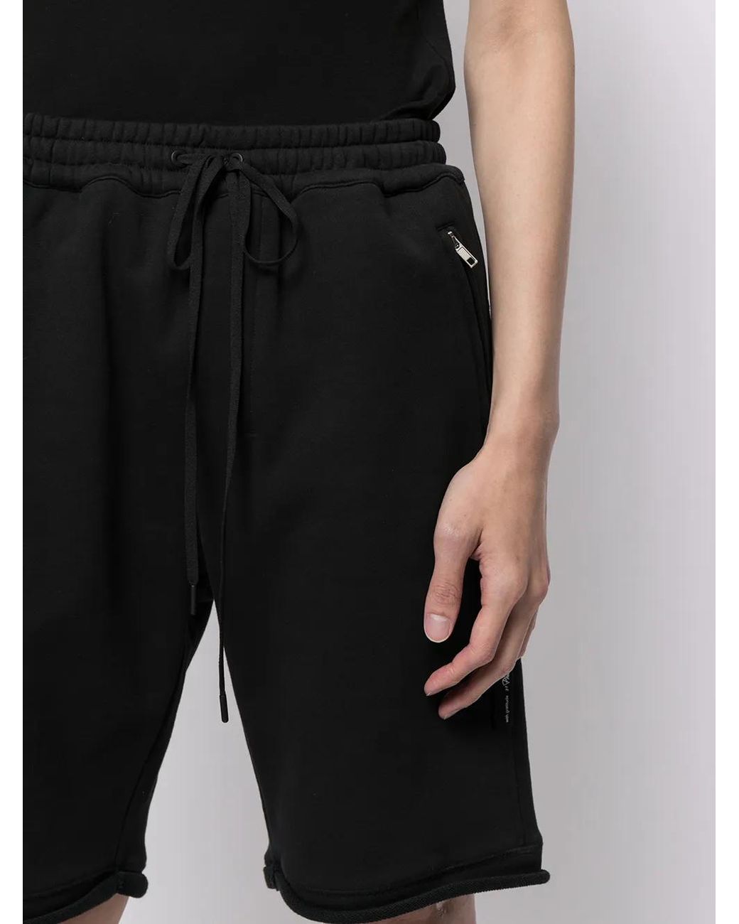 3.1 Phillip Lim Black Everyday Terry Shorts for men