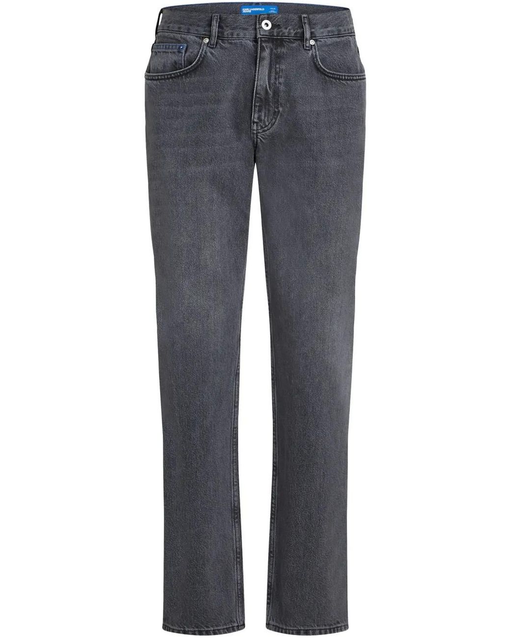 Karl Lagerfeld Blue Straight-Leg Jeans for men