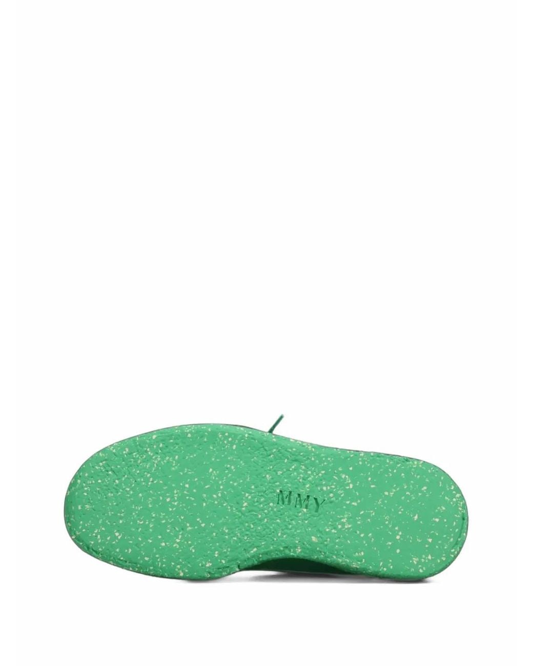 Maison Mihara Yasuhiro Green "David"Suede Inter Lace Shoes for men