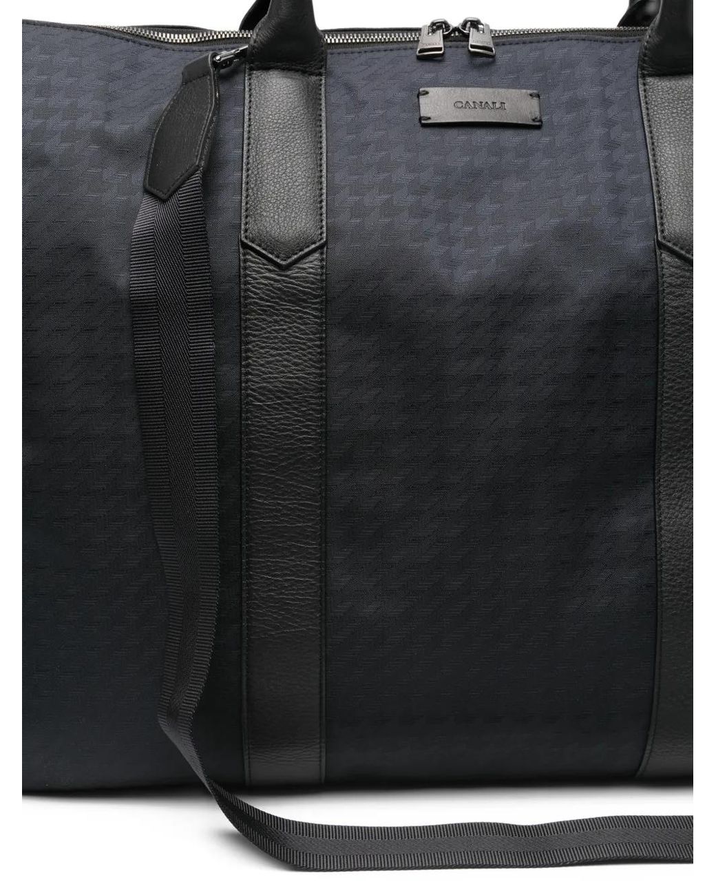 Borsa Weekend di Canali in Black da Uomo