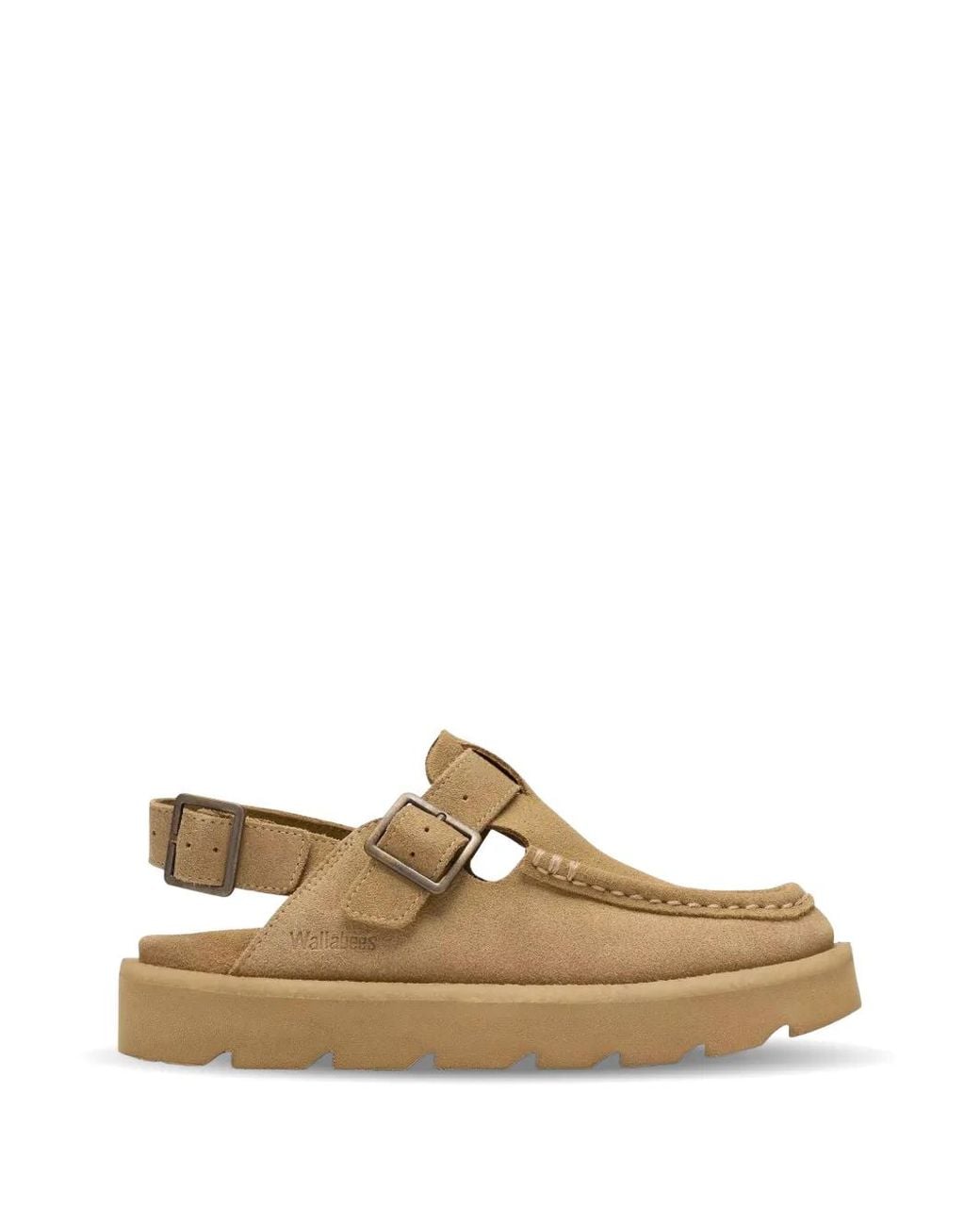Clarks White Meare Easy Buckle-Fastening Sandals