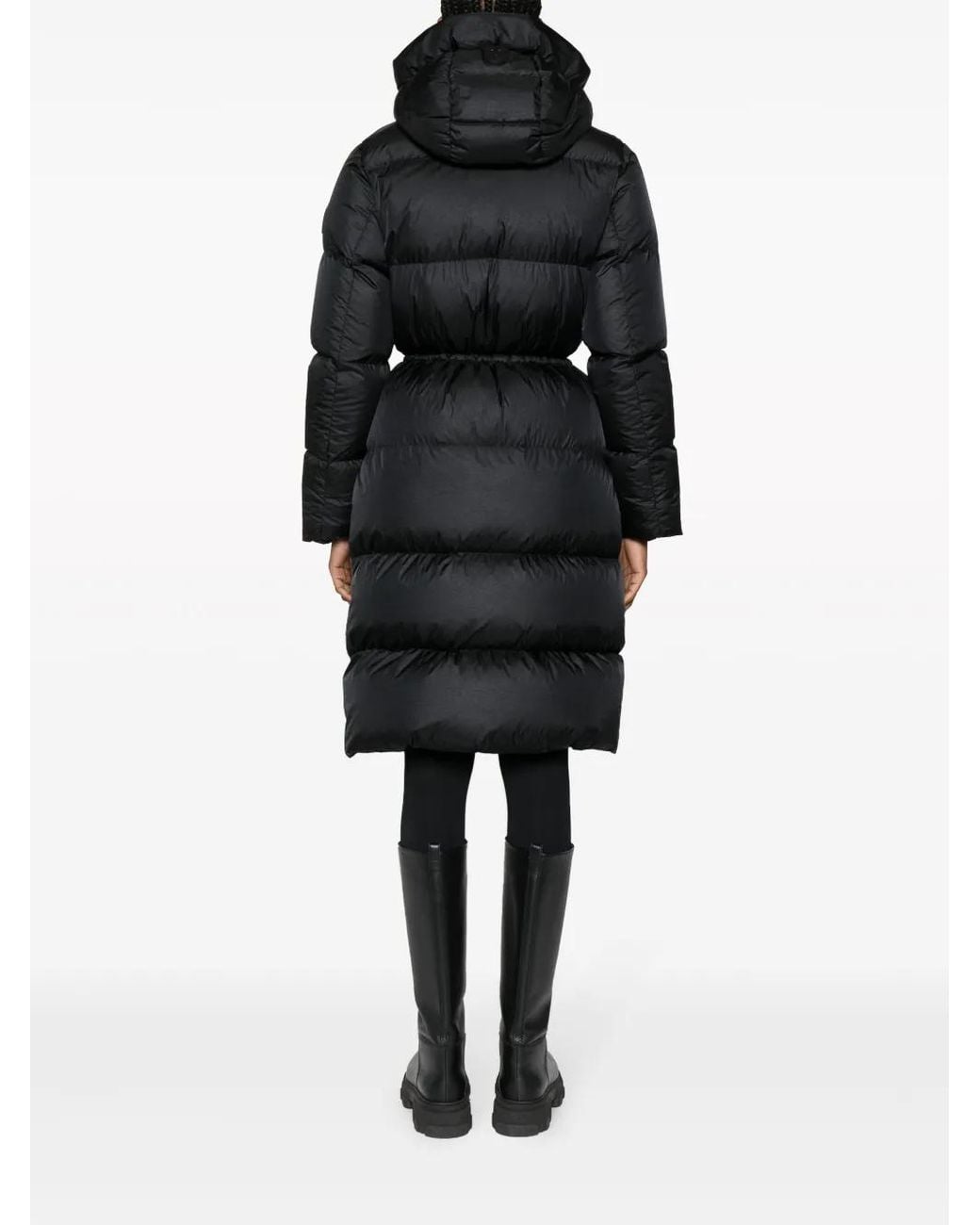 Mackage Black Padded Down Hooded Jacket