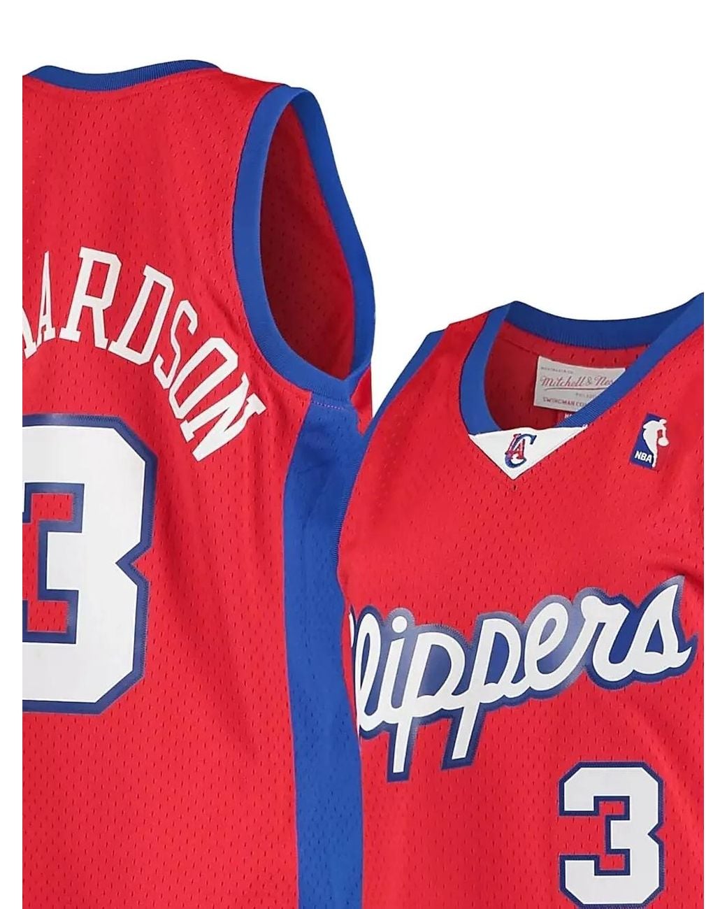 Mitchell & Ness Red Nba La Clippers 00 Quentin Richardson Jersey for men