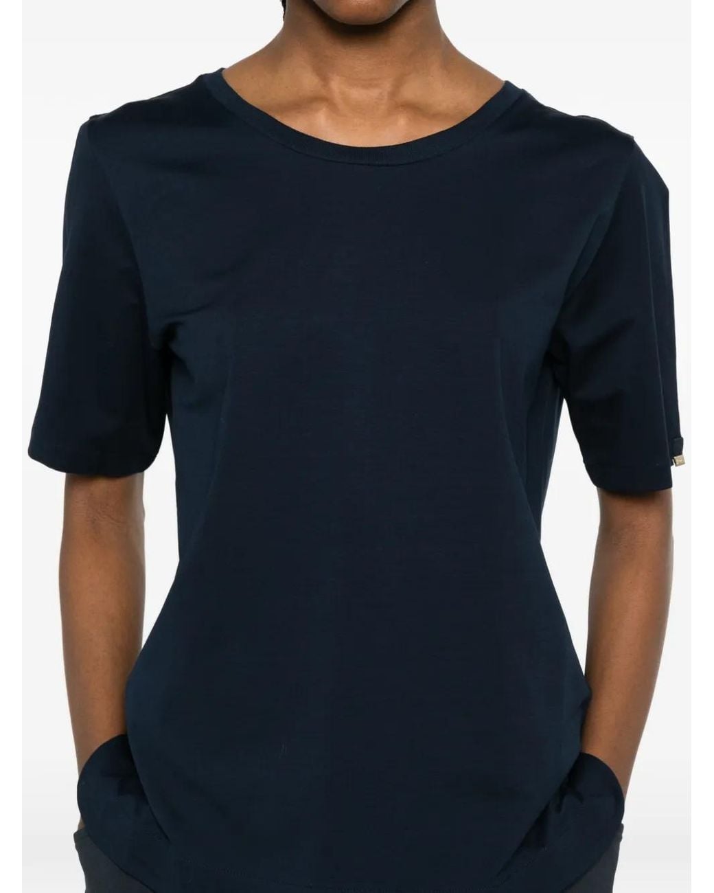Herno Blue Round-Neck T-Shirt