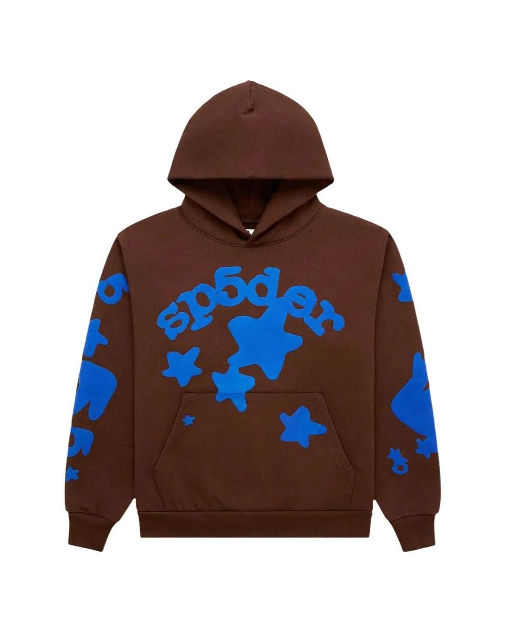Sp5der Brown Beluga Hoodie for men