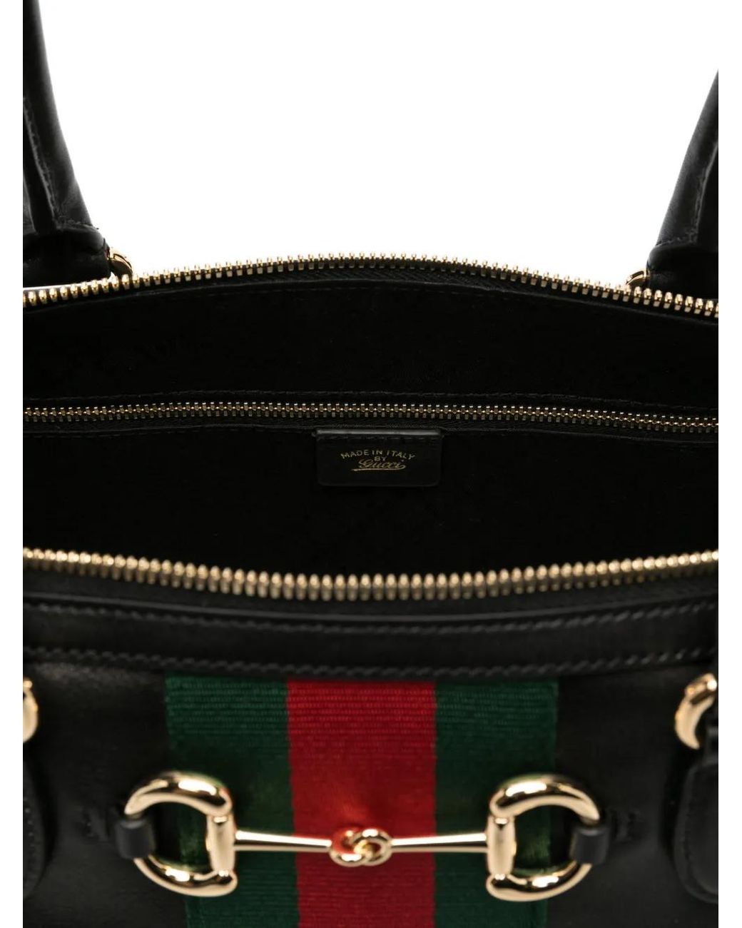 Gucci Black Borsetto Large Boston Bag