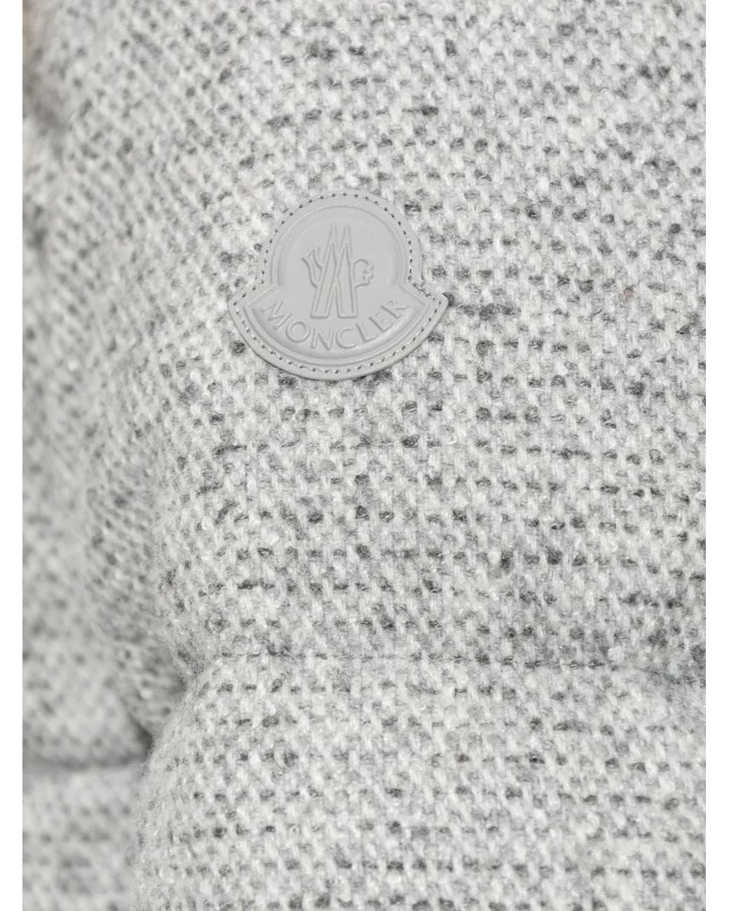 Moncler Gray Diaphanes Belted Coat