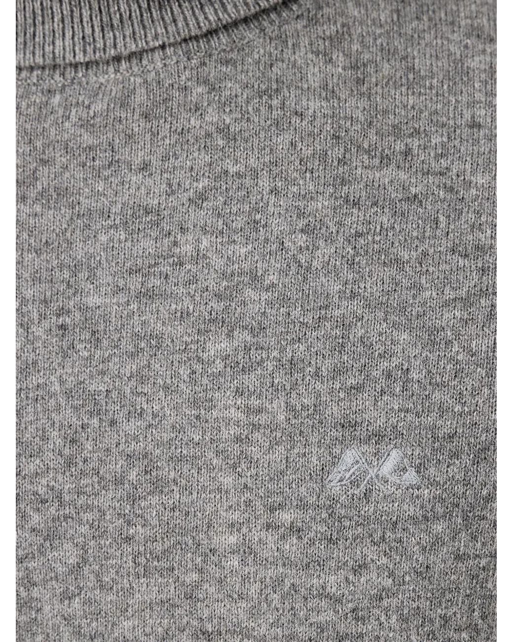 Lindbergh Gray Pull À Logo Brodé Et Col Roulé for men
