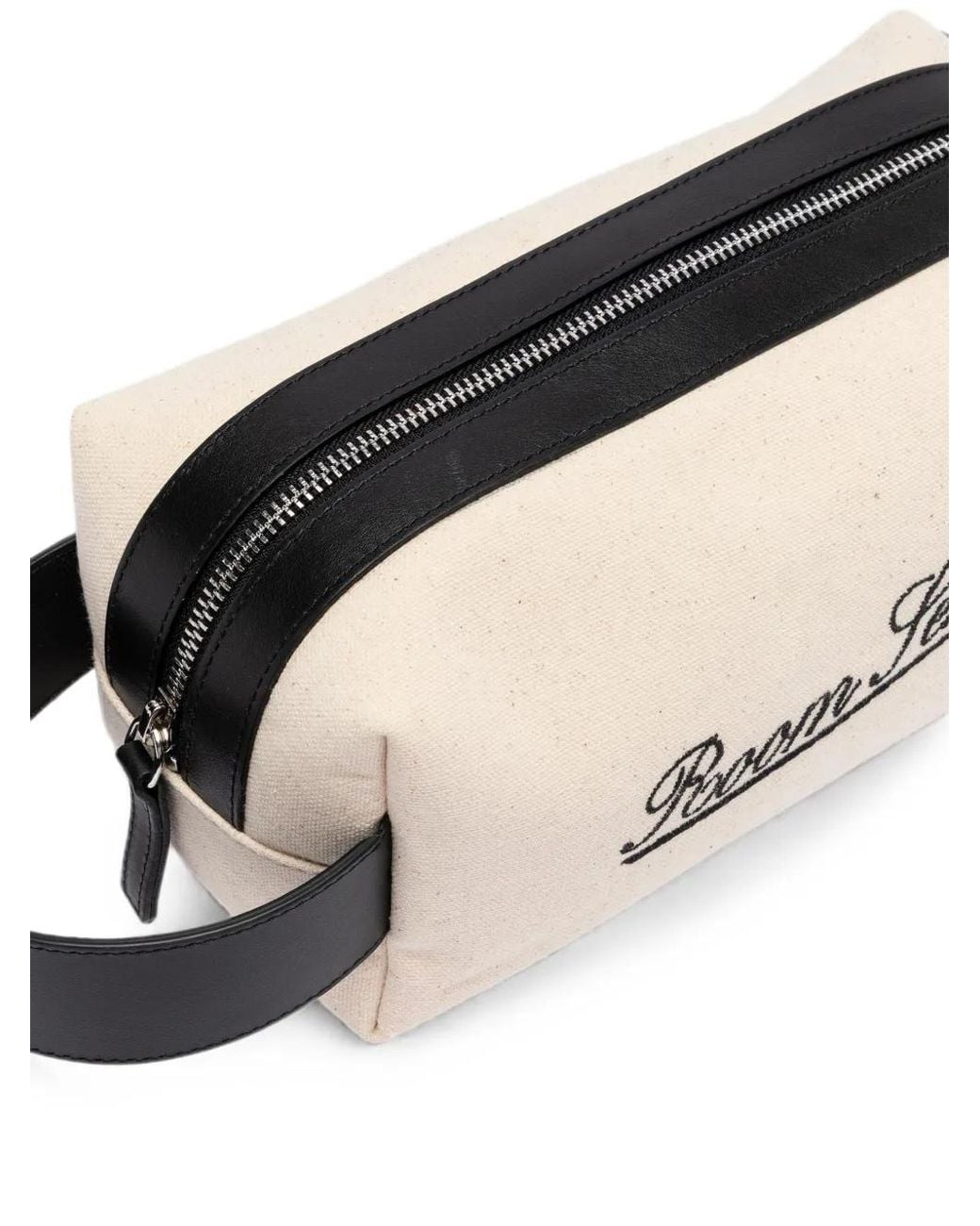 Trousse Da Bagno Con Logo di MSGM in Natural da Uomo