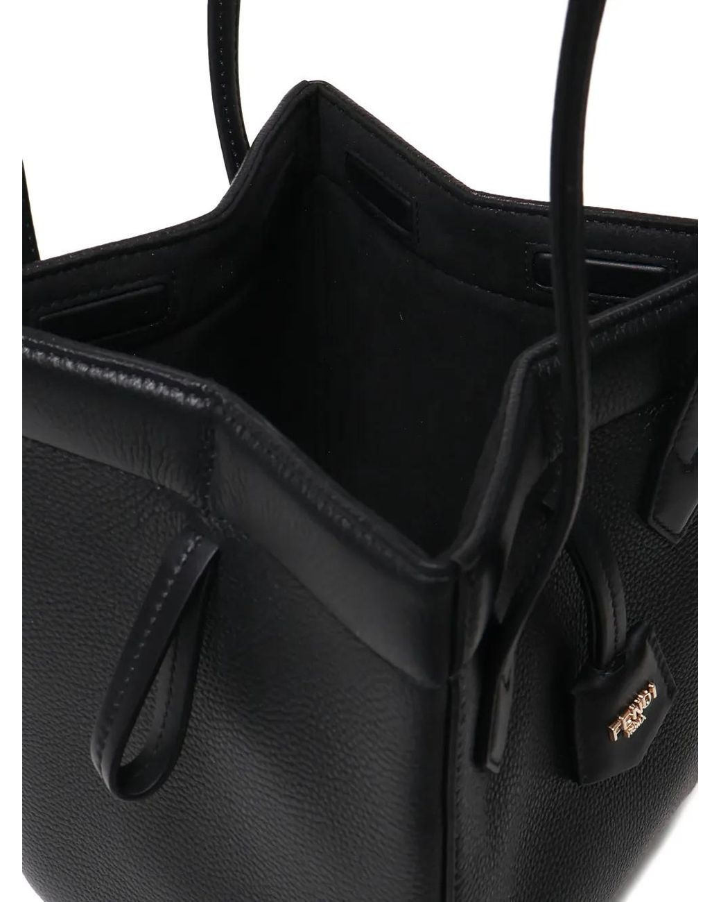 Fendi Black Mini Origami Tote Bag