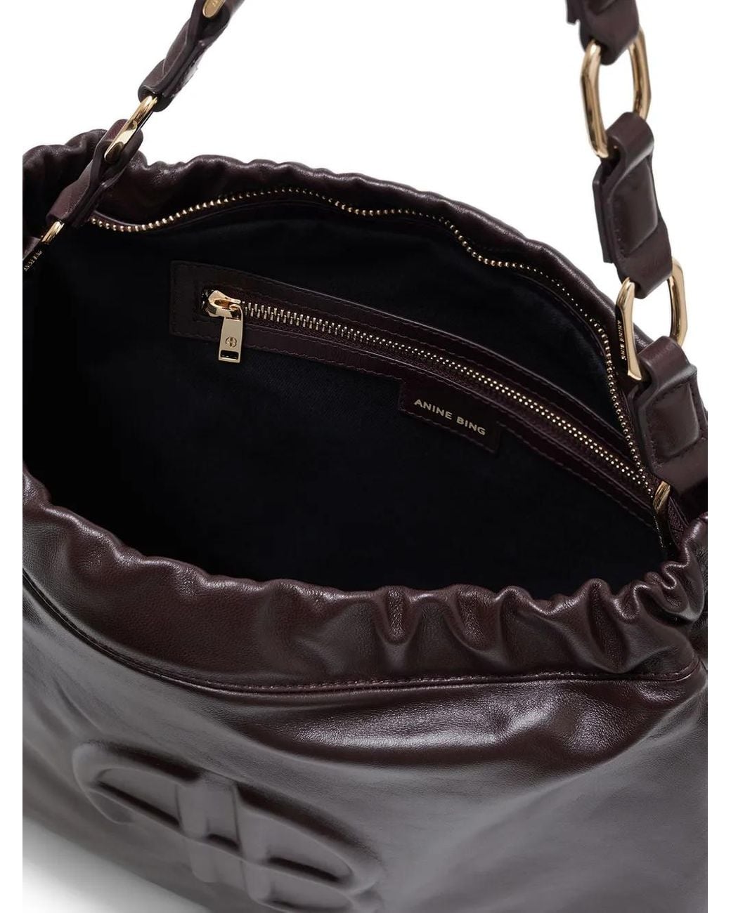 Anine Bing Black Kate Shoulder Bag