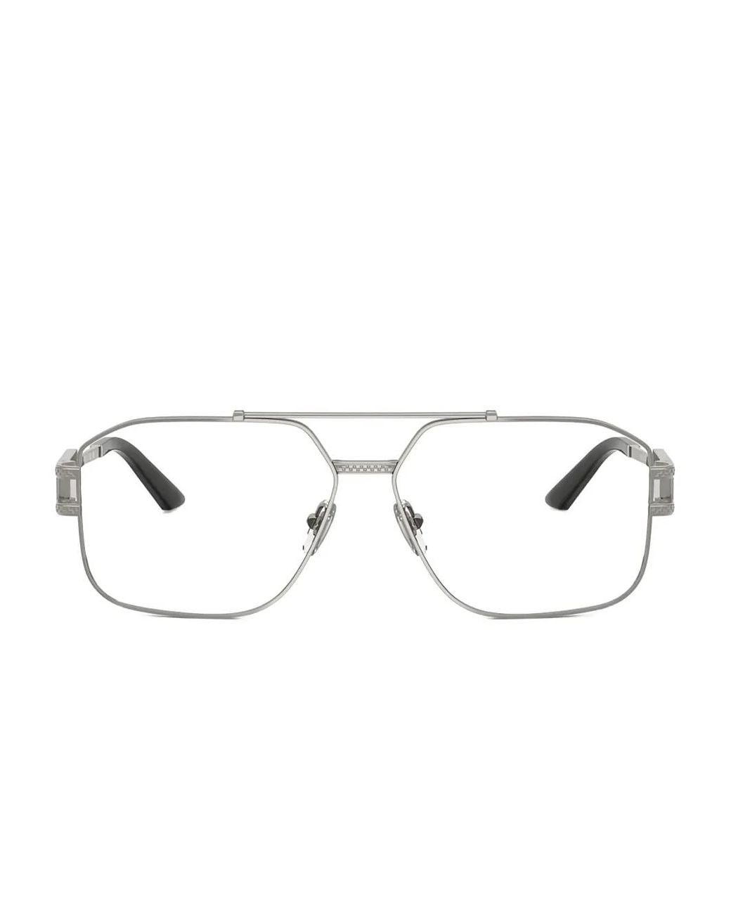 Versace Pilotenbrille Mit Metallgestell in Metallic für Herren