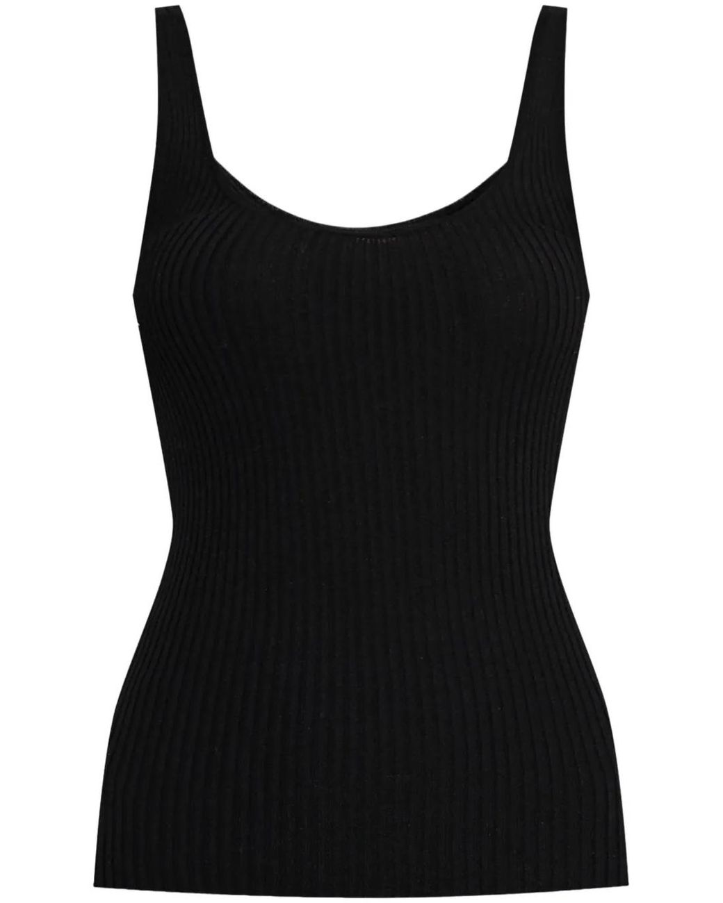 Theory Black Wool Tank Top