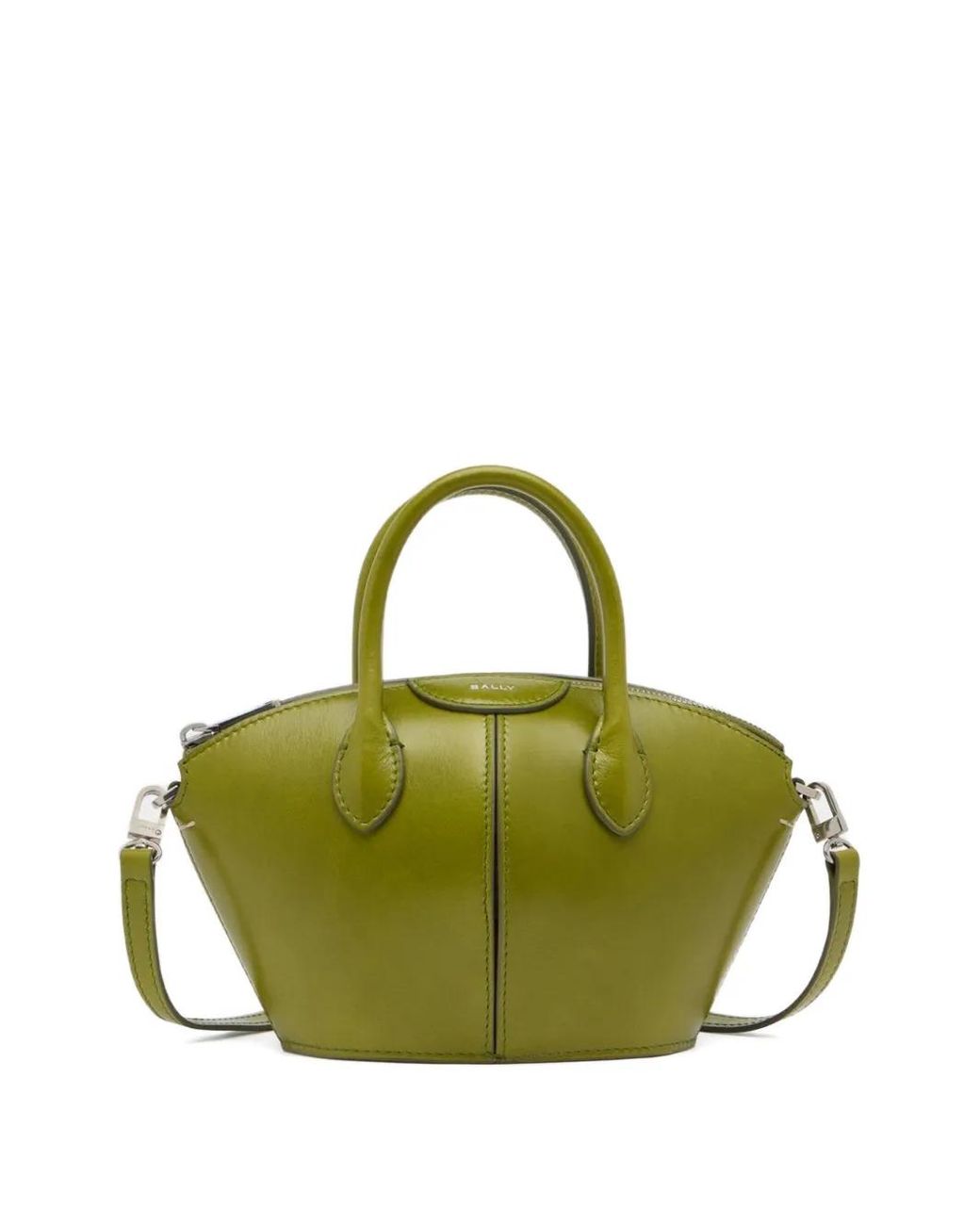 Bally Belle Tubular-handles Mini Bag in Green | Lyst