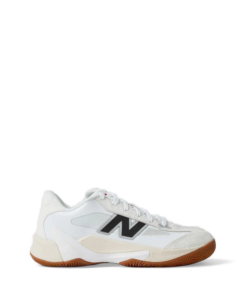 New Balance White P350 Mesh-Panel Sneakers