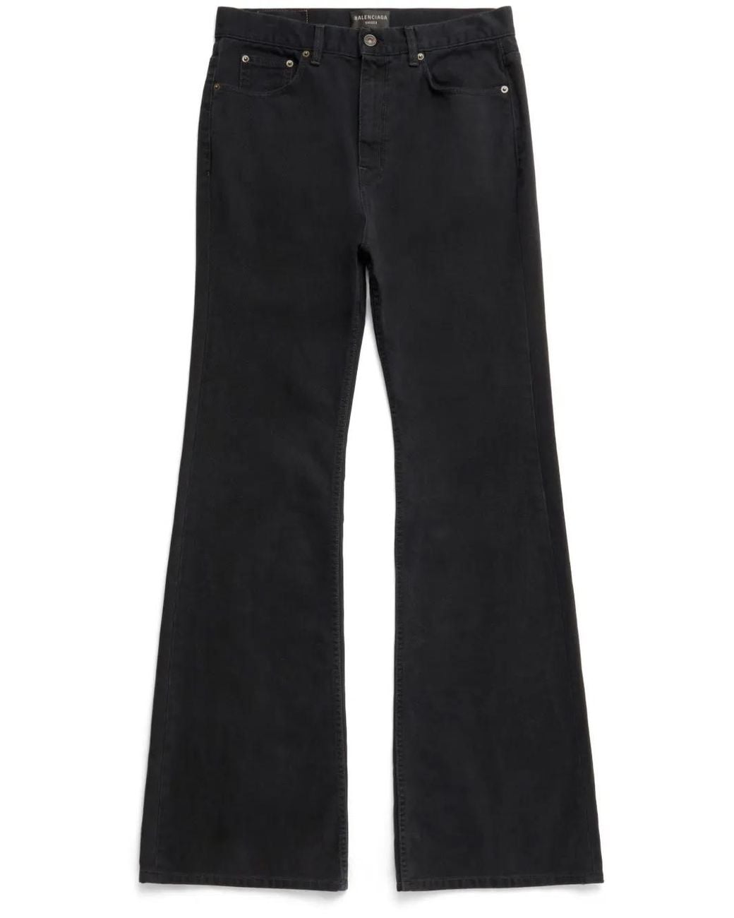 Balenciaga Blue Low-Rise Flared Jeans