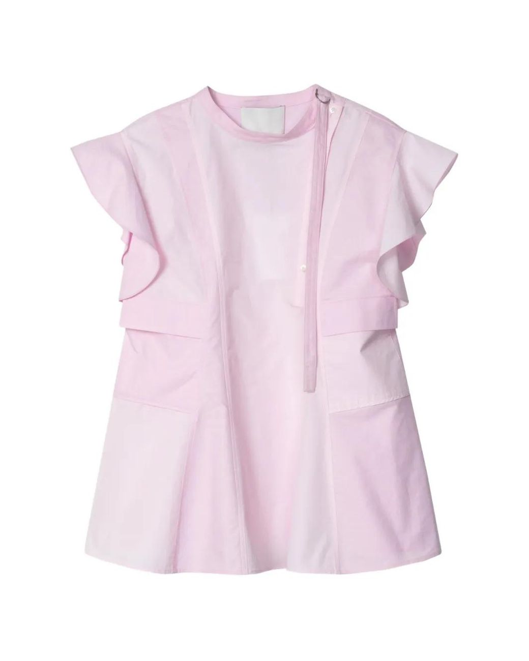 3.1 Phillip Lim Pink Ruffled-Sleeves Blouse