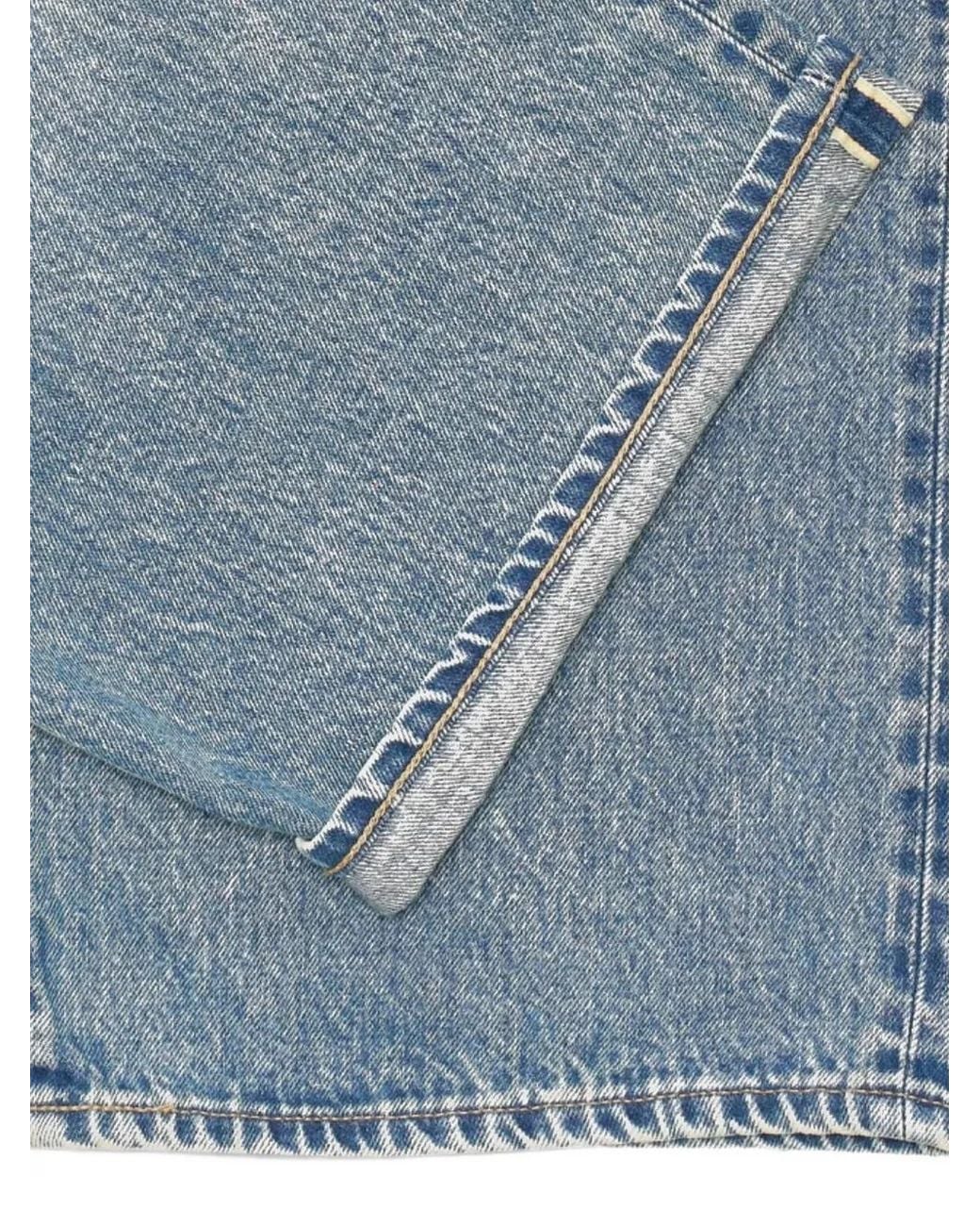 Edwin Blue Faded Loose-Fit Jeans for men