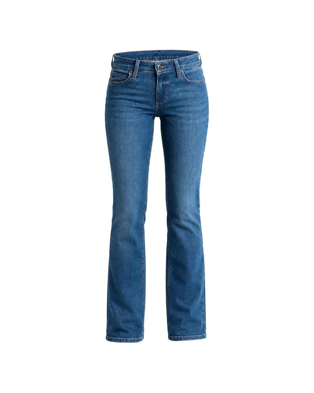 Lee Jeans Blue Jessica Low-Rise Bootcut Jeans