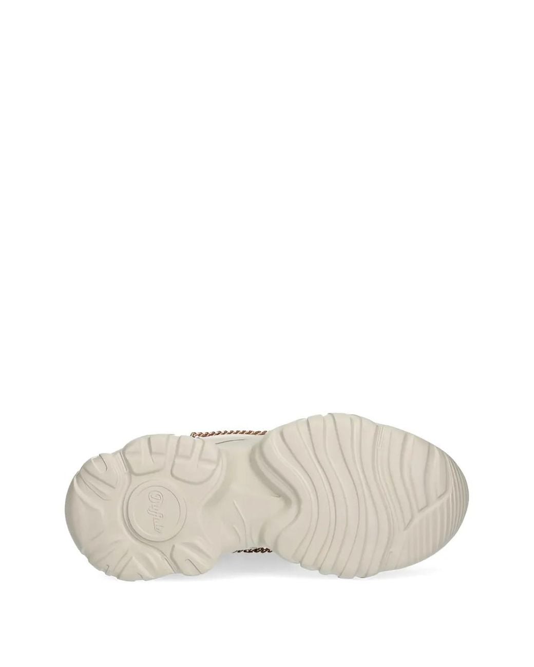 Buffalo White Chain Platform Sneakers