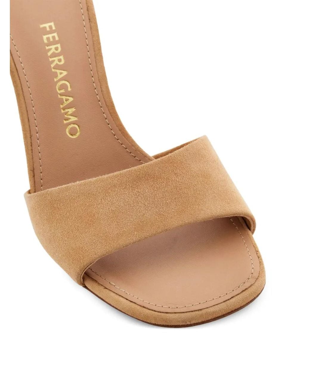 Ferragamo Natural Heel Sandals