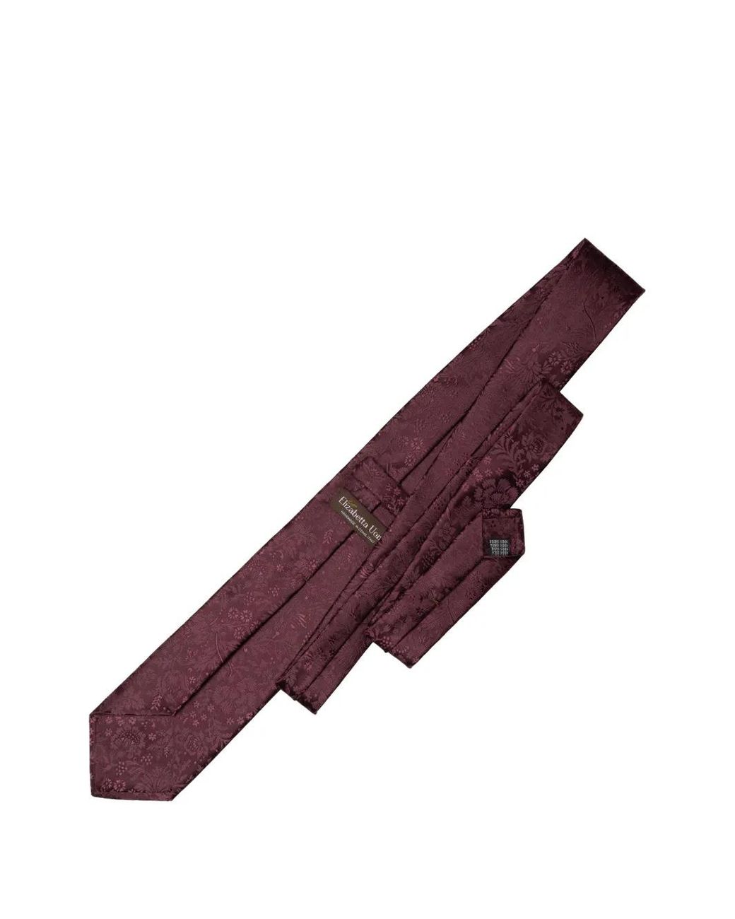 Elizabetta Red Goldoni Floral-Jacquard Tie for men