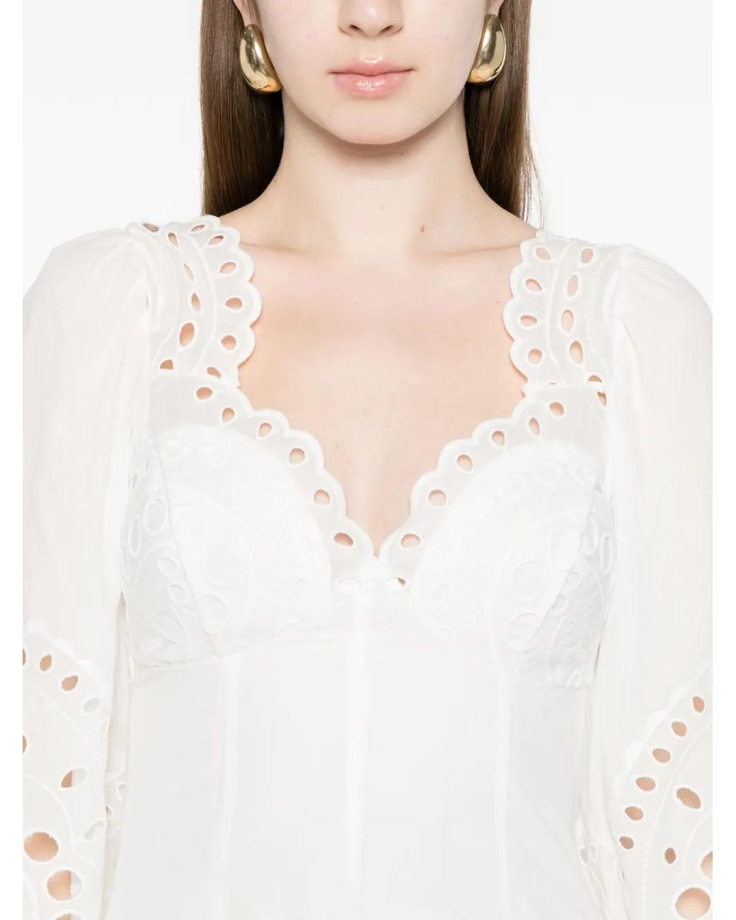 Charo Ruiz White 'Esmare' Short Dress