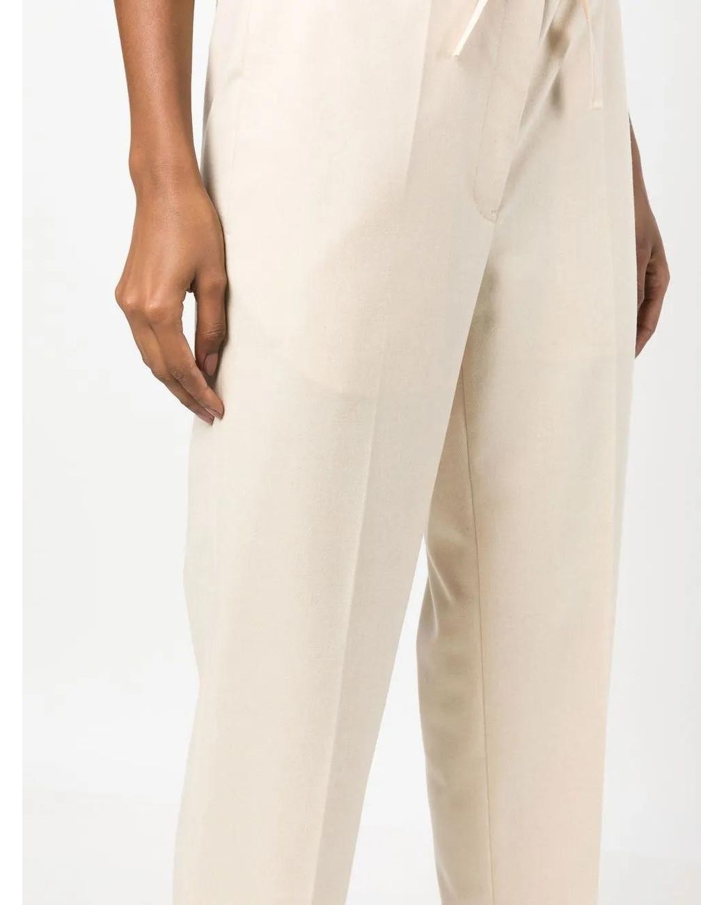 Jil Sander Multicolor Drawstring Cropped Trousers
