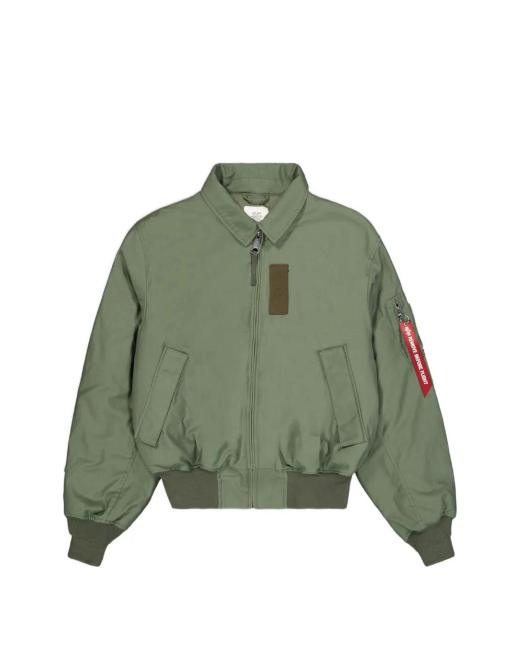 Alpha Industries Green Cvc Bomber Jacket for men