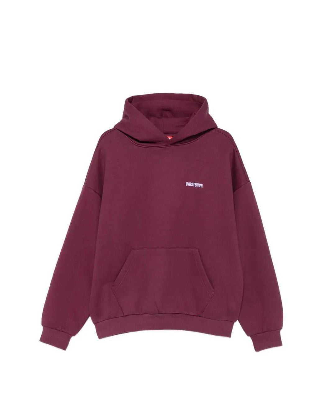 WRSTBHVR Purple Hoodie À Logo Imprimé