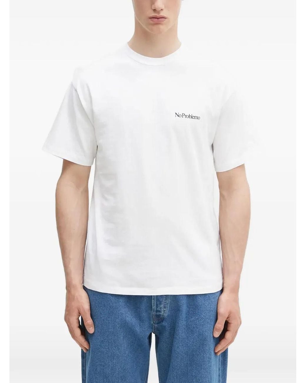 No Problemo White Eau De Problemo Logo T-Shirt