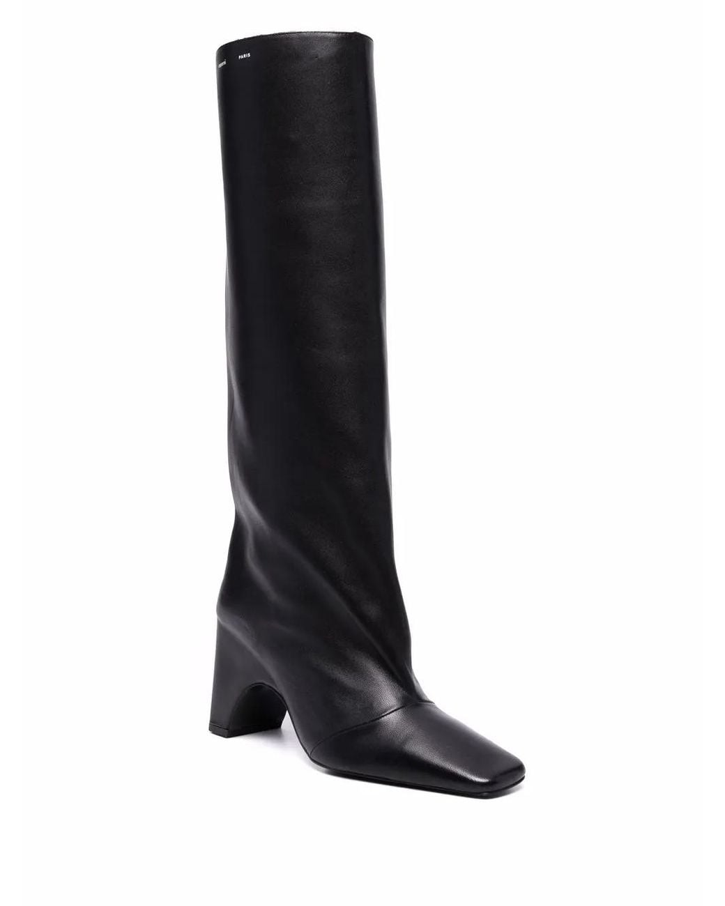 Coperni Black Bridge Square Toe Boots