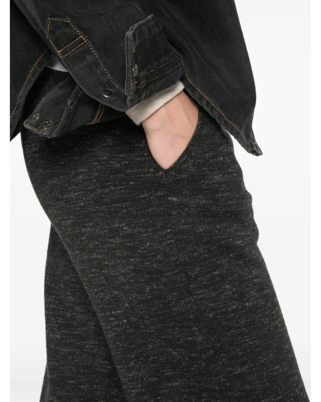 Isabel Marant Black Kira Cotton Sweatpants