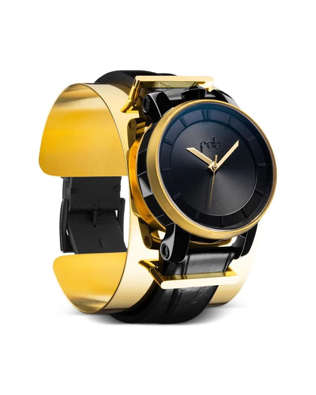 Fob Paris Black R360 Eclipse Cuff 36Mm