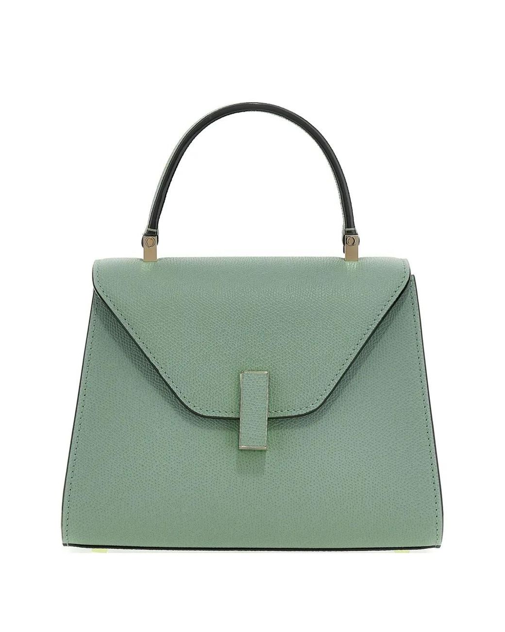 Borsa Tote Iside Piccola di Valextra in Green