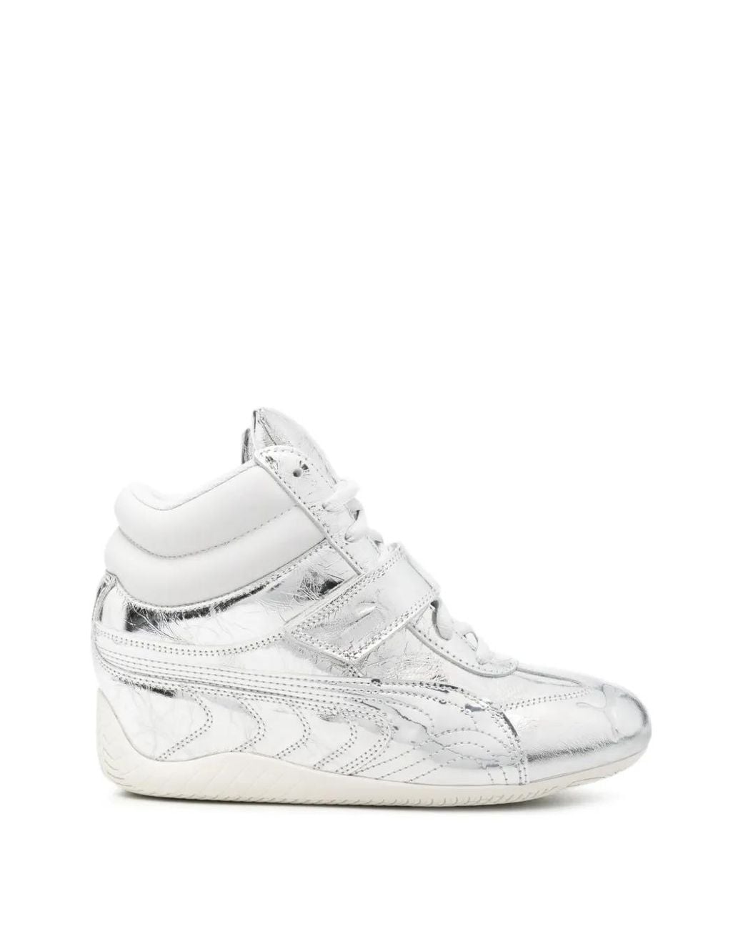 PUMA White Speedcat Wedge Luster