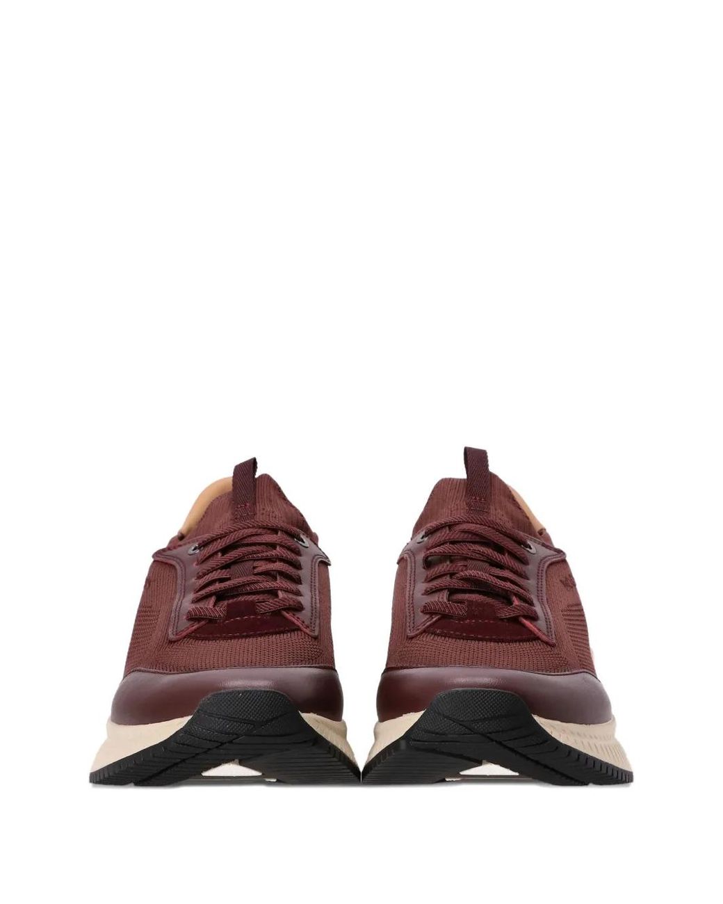 Boss Brown Ttnm Evo Panelled Sneakers for men