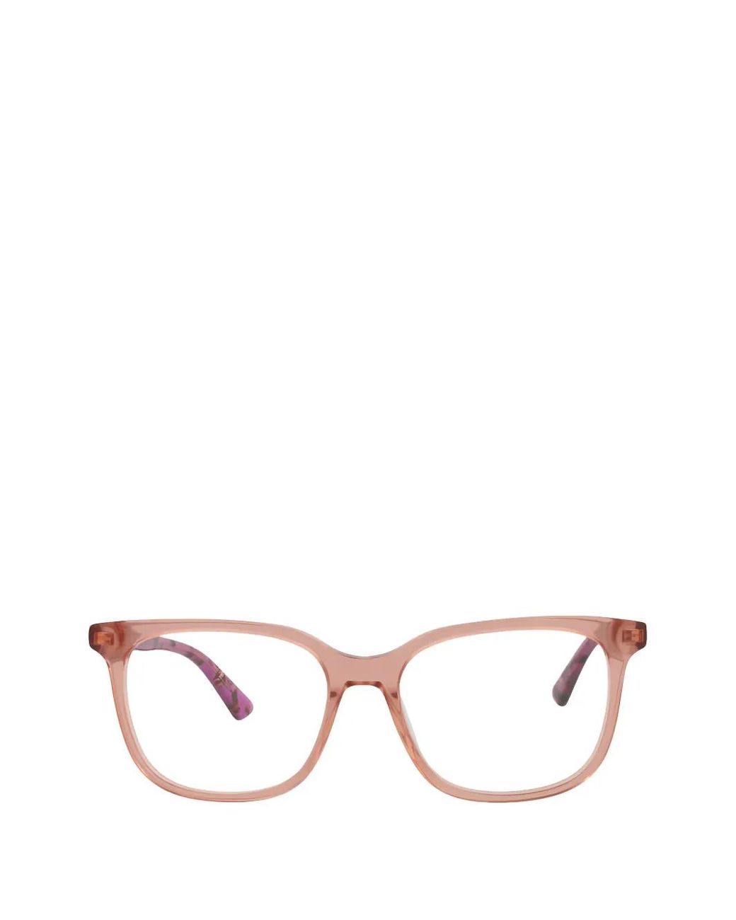 McQueen Natural Square-Frame Glasses