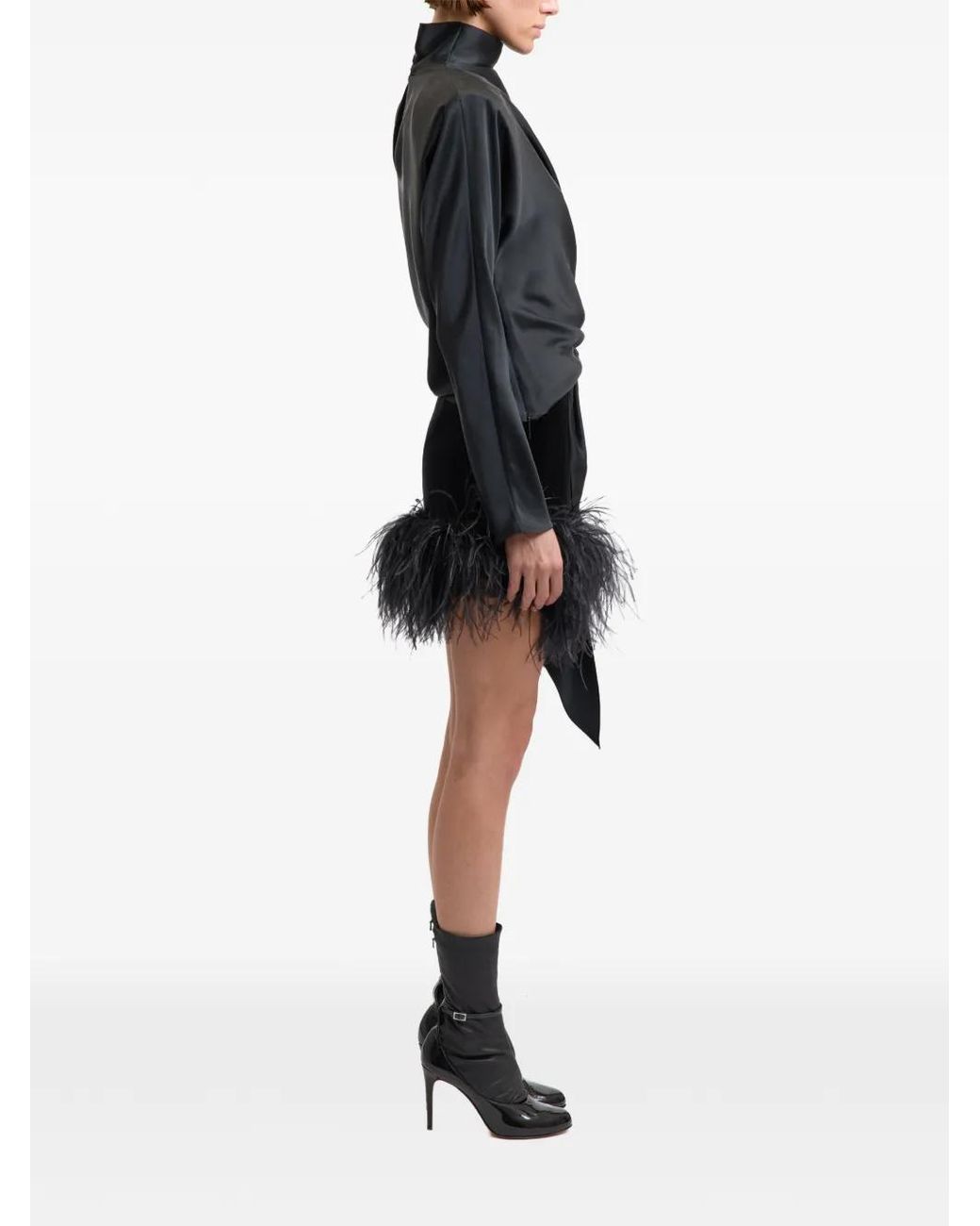 16Arlington Black Giaci Mini Skirt